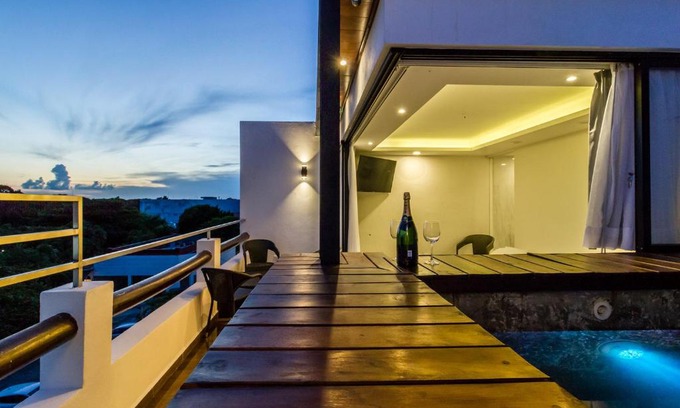Playacar Apartment | LUXURY PENTHOUSE JUNGLE VIEW AND PARTIAL OCEAN VIEW, PRIVATE POOL AND ROOFTOP