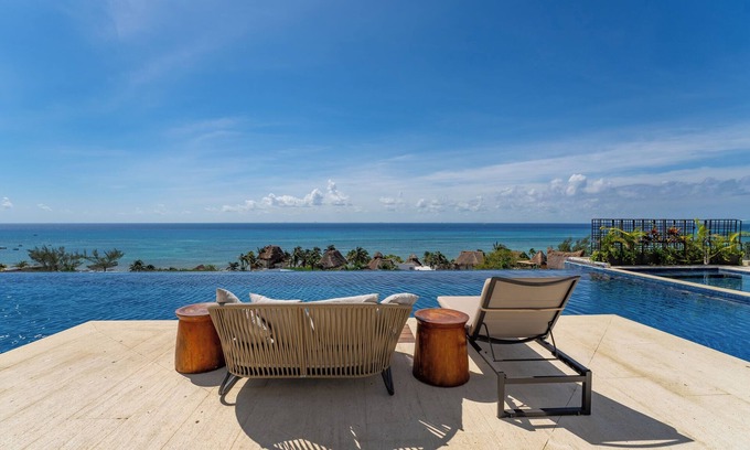 Zazil-ha Apartment | Marila brand new Best LOC & infiity sea view pool