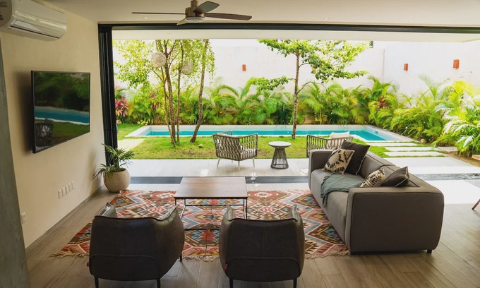 Tulum City Center Villa | Modern Luxury Private Villa with Pool