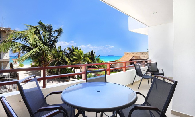 Zazil-ha Condo | NEW LISTING! Oceanview 2 bedr condo, steps from the beach
