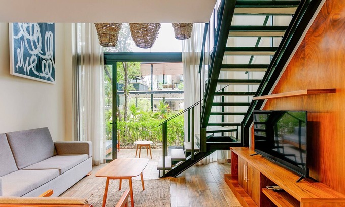 Tulum Condo | NEW Modern Bi-Level Condo Near Beach, Town, Ruins!