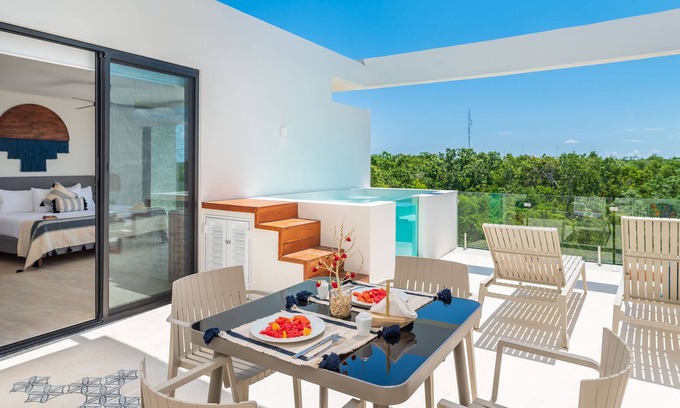Tulum Apartment | Penthouse Studio Jungle View