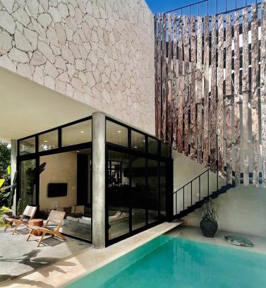 Tulum City Center Villa | Round Luxury Villa Private Pool & Jungle rooftop 2B