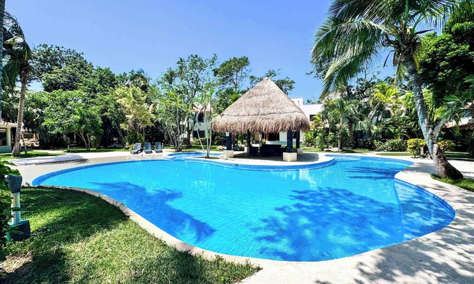 Playacar House | Serene Playacar Escape | Pool | Patio | Near Beach