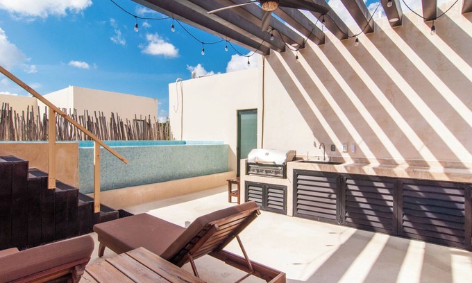 Akumal Condo | Spacious 3-bdrm condo in gated res., w/Fitness room, WiFi & Private Plunge Pool