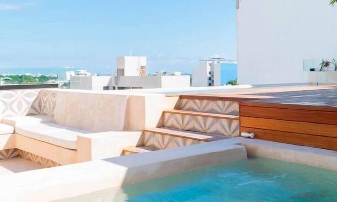 Zazil-ha Apartment | Zilha Studio rooftop pool by Blueplaya