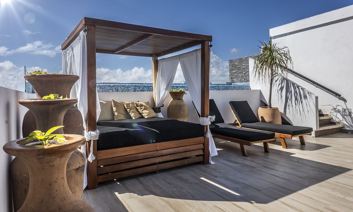 Luis Donaldo Colosio Hotel | Terrasse Hotel Playa del Carmen