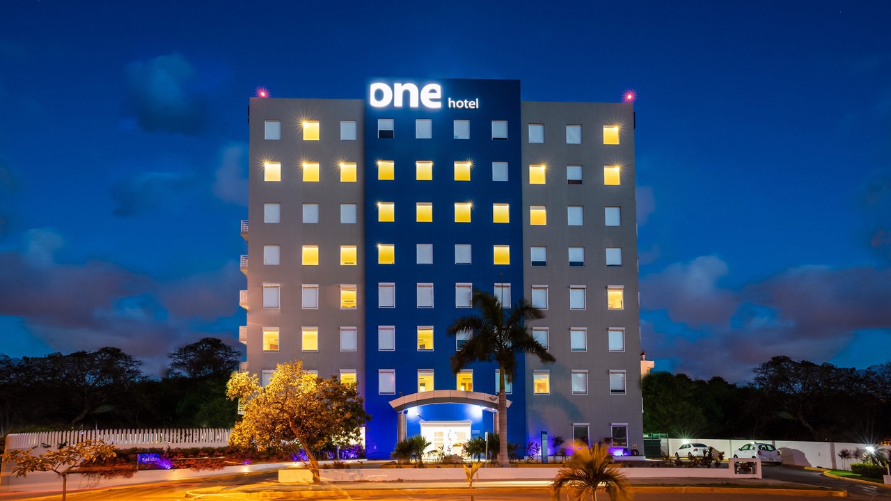 Photo of Buildings in Downtown Cancun