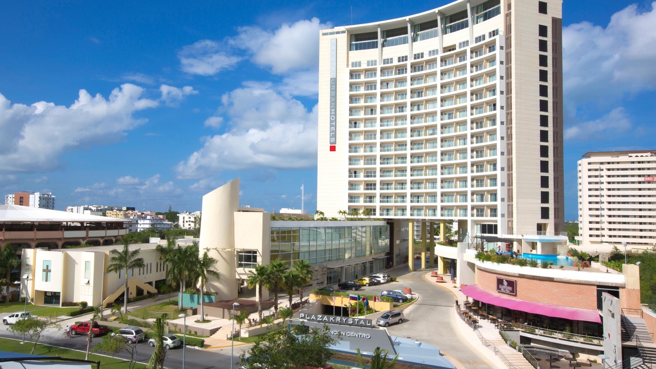 Photo of Buildings in Downtown Cancun