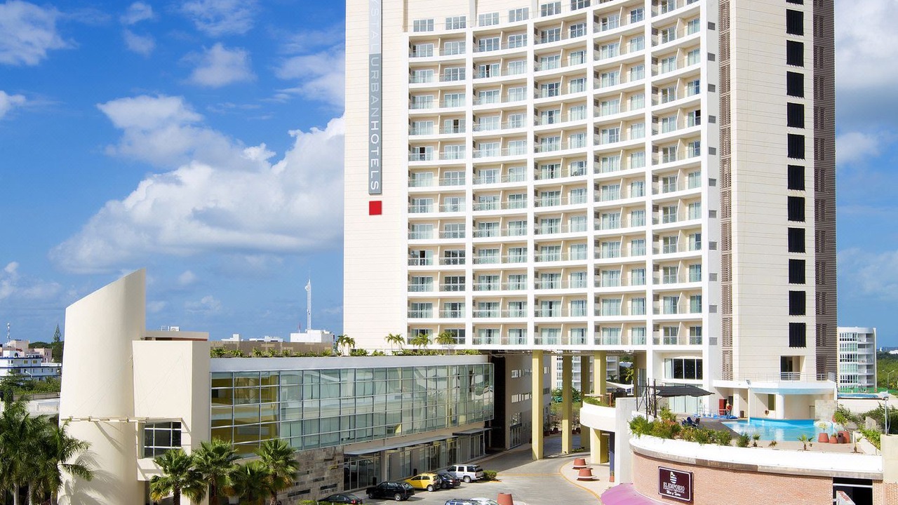 Photo of Buildings in Downtown Cancun