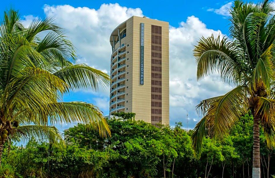 Photo of Buildings in Downtown Cancun