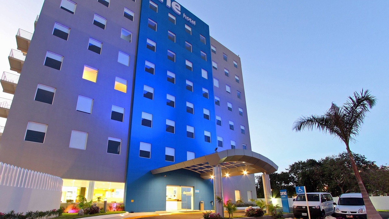 Photo of Buildings in Downtown Cancun