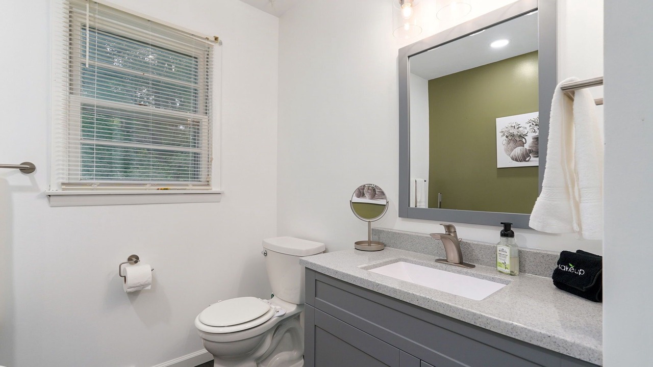 Photo of Bathroom in Brookline Station