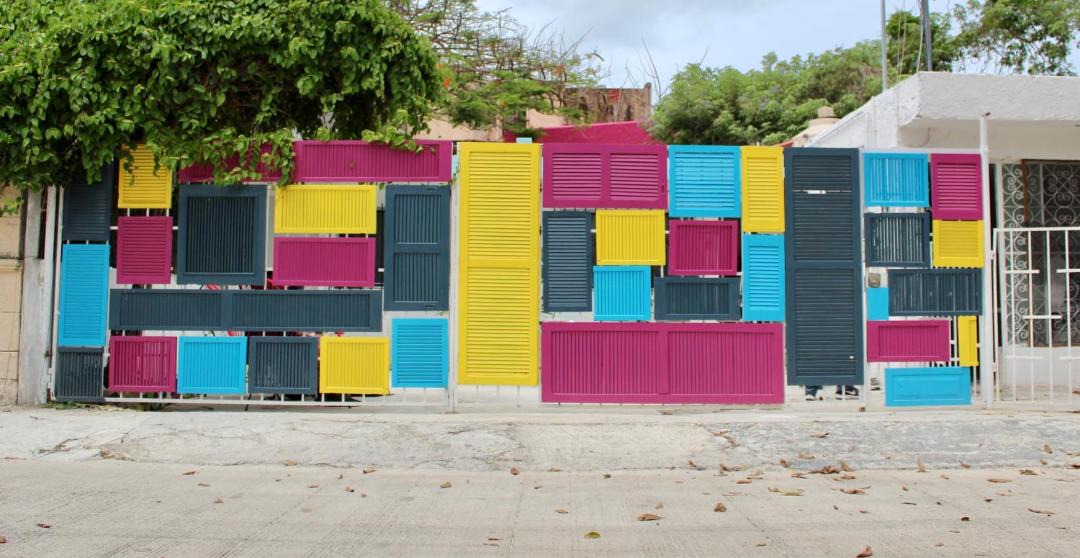 Photo of Buildings in Downtown Cancun