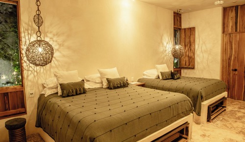 Quadruple Room, Multiple Beds, Garden View