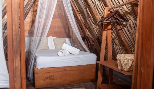 Tipi with shared bathroom