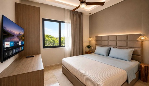 Deluxe Apartment, 2 Bedrooms, Balcony, Courtyard View