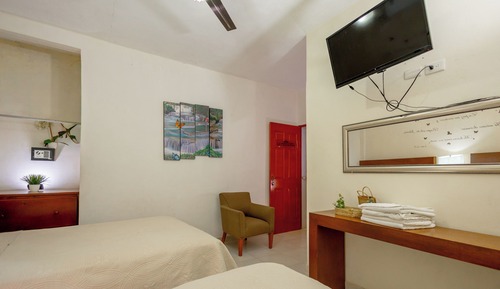 Family Double Room, 2 Double Beds, Private Pool