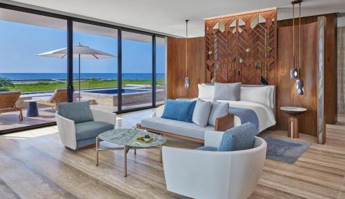 Two-Bedroom Presidential Corner Suite with Ocean View