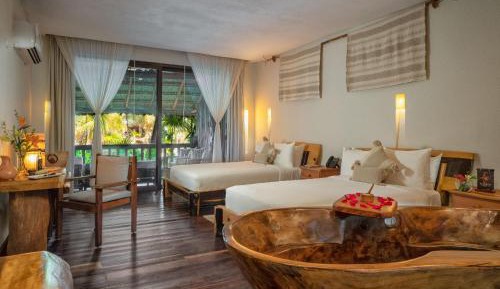 Jungle view Room 2 Full Beds 1st Floor