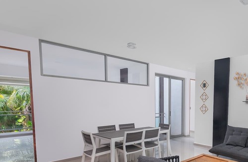 Puerto Morelos Hotel | Angelina 28 Beachfront and Family Apartments - Modern and Relaxing Long Stays (20 min from Cancun Airport)