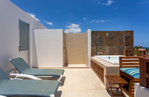 Zazil-ha Condo | Ocean view condo for 6. Private terrace and jacuzzi