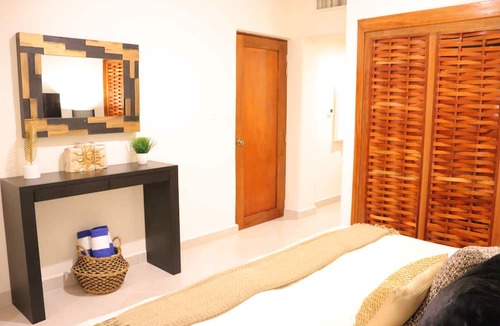 Playacar Condo | Luxury Condo Close to the beach,Tropical Setting,Garden Patio, Golf Club Nearby