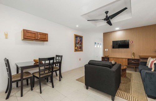 Colonia Andres Condo | Spectacular Top Floor Oceanfront One Bedroom Penthouse in Downtown Cozumel