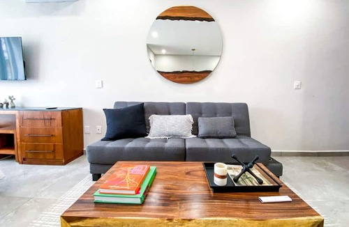 Luis Donaldo Colosio Apartment | Best Studio >5th Ave +Pool+WIFI+Gym+Steps to Beach