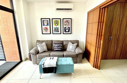 Diaz Ordaz Condo | 1 BR w KING Bed Rooftop Pool Walk to BEACH Prime Location