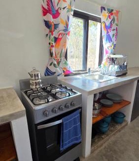 Dzemul House | Jungle ranch Casita with Cenote style pool and AC