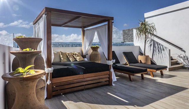 Terrasse Hotel Playa del Carmen