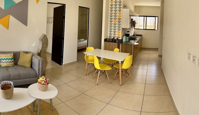 Enjoy the paradise in our two bedroom apartment located at the newest area