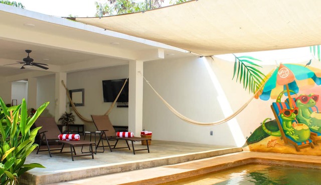 Private Villa! - Steps to Beach and Market - King beds - Pet friendly! in Puerto Escondido