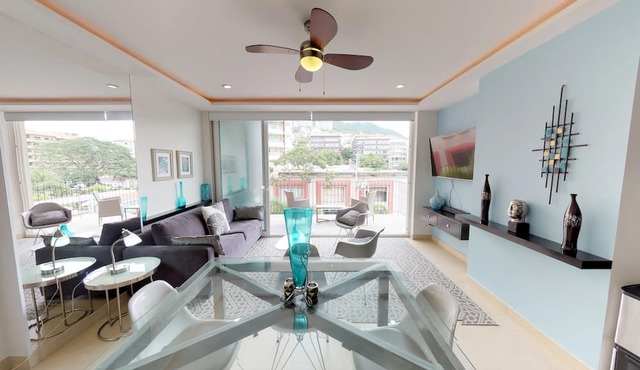 Beautiful condo one block to the beach! 1BD Condo for rent in Old Town, Puerto v in Puerto Vallarta