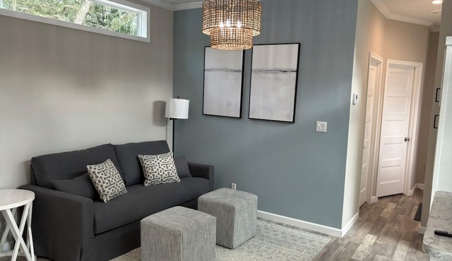 New Luxury Tiny Home at Salt Springs Resort – King Bed, Porch & Fire Pit in Fort McCoy